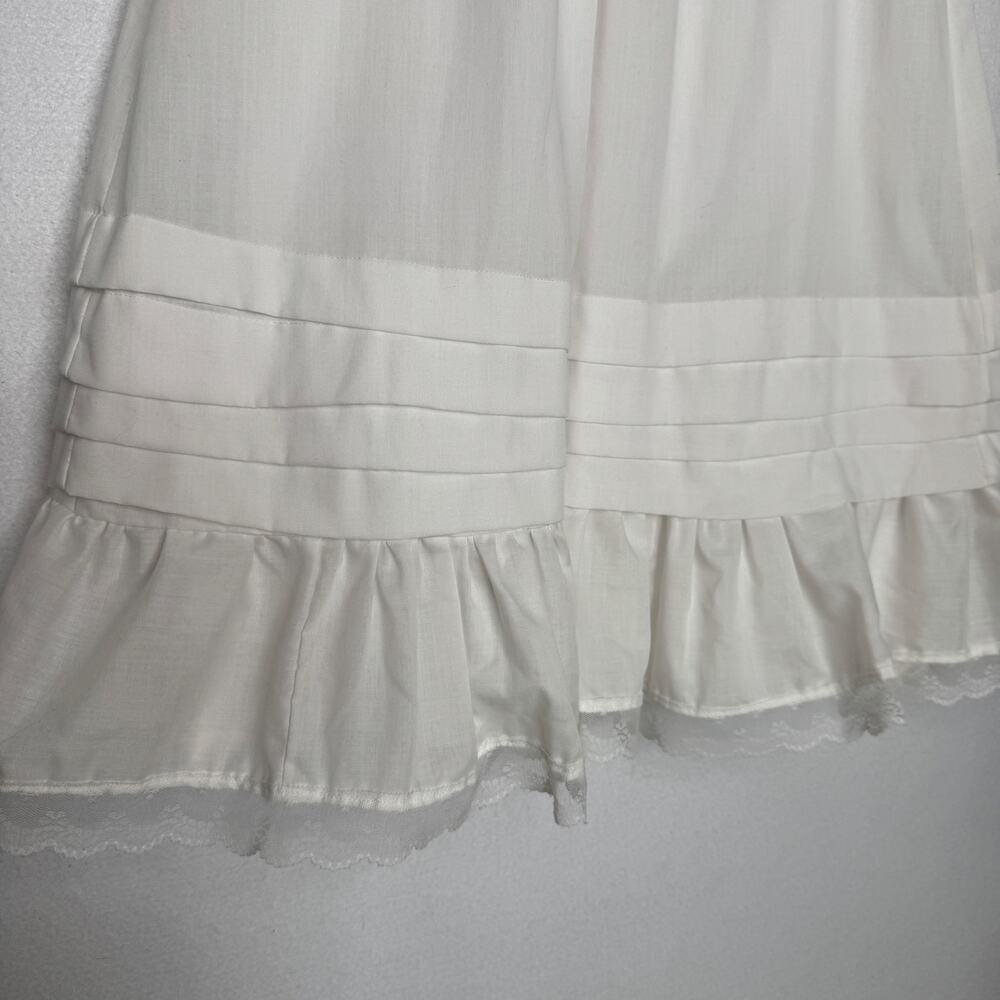 Vintage 1970s Handmade Christening Baptism Gown Lace Heirloom Baby 6-12M - Picture 11 of 15